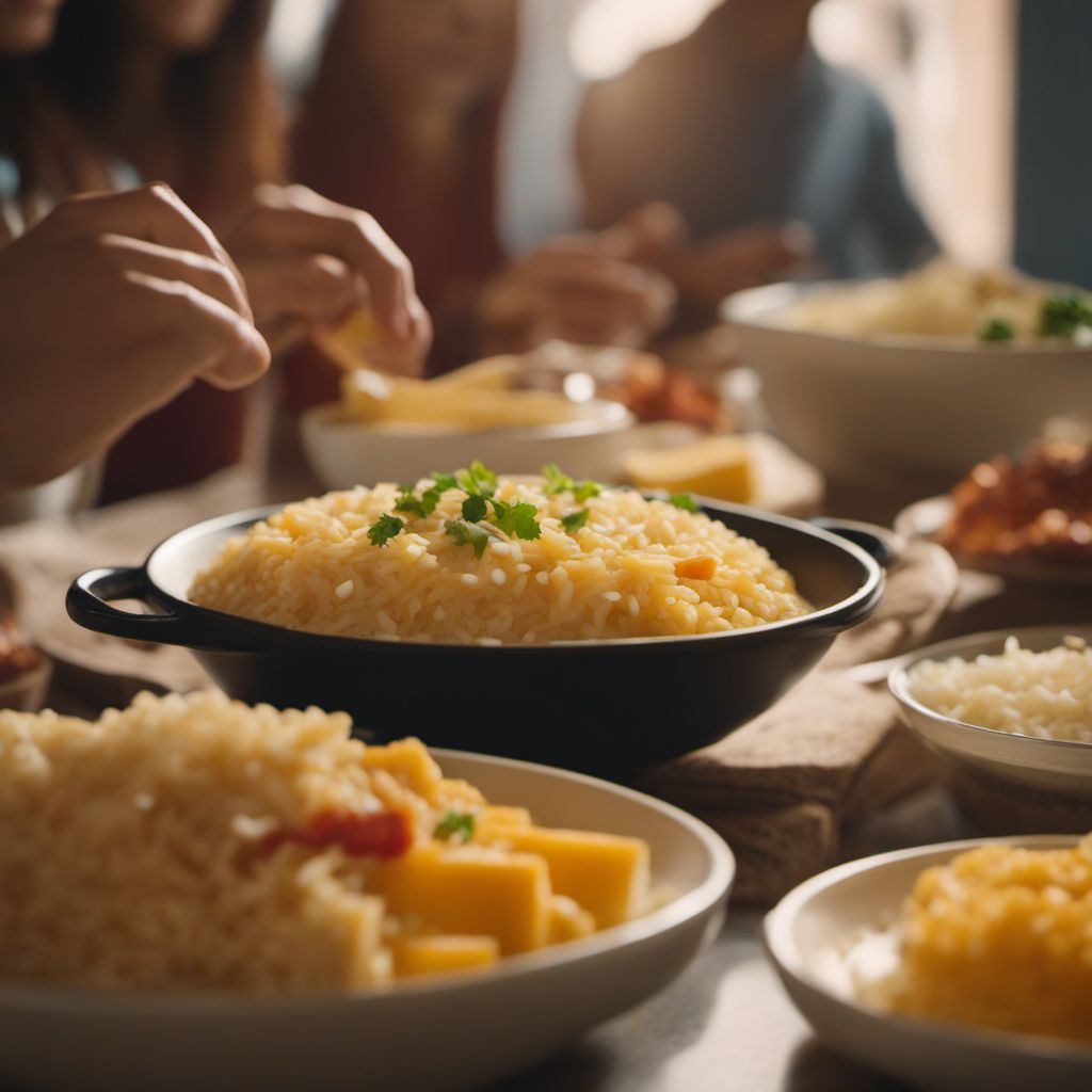 Arroz con queso
