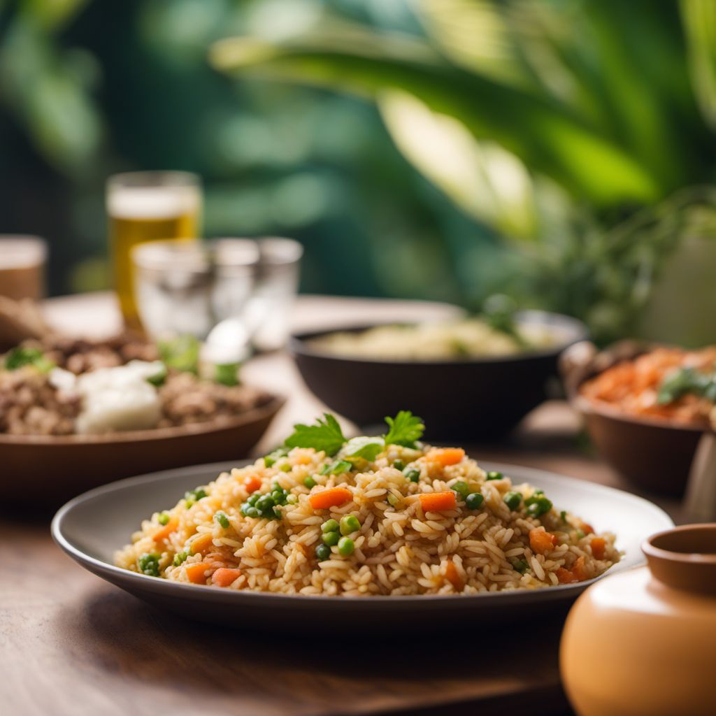Arroz junto