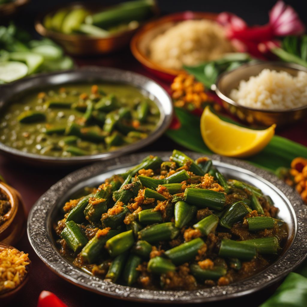 Bhindi do pyaza