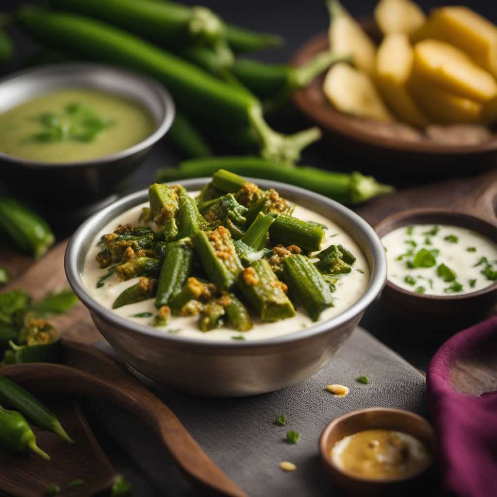 Bhindi kadhi