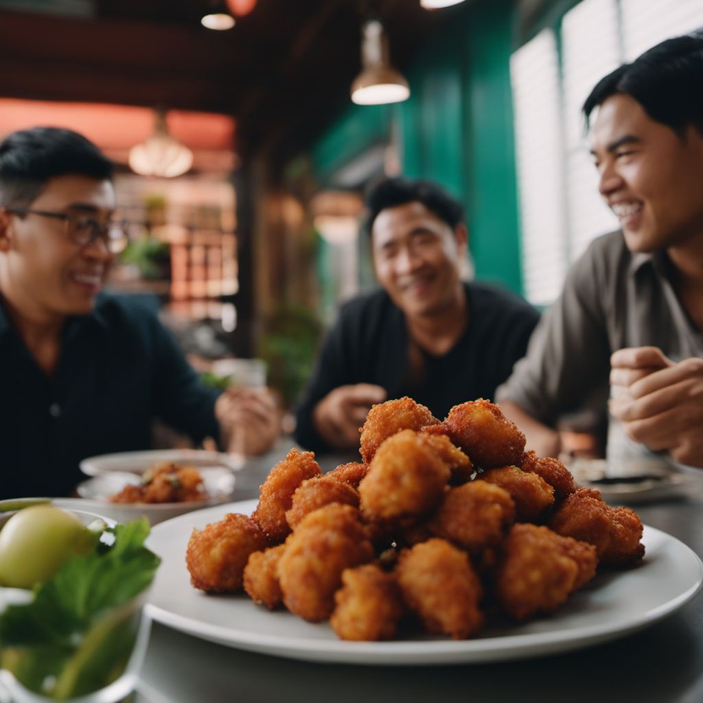 Black Angelhair Fritters