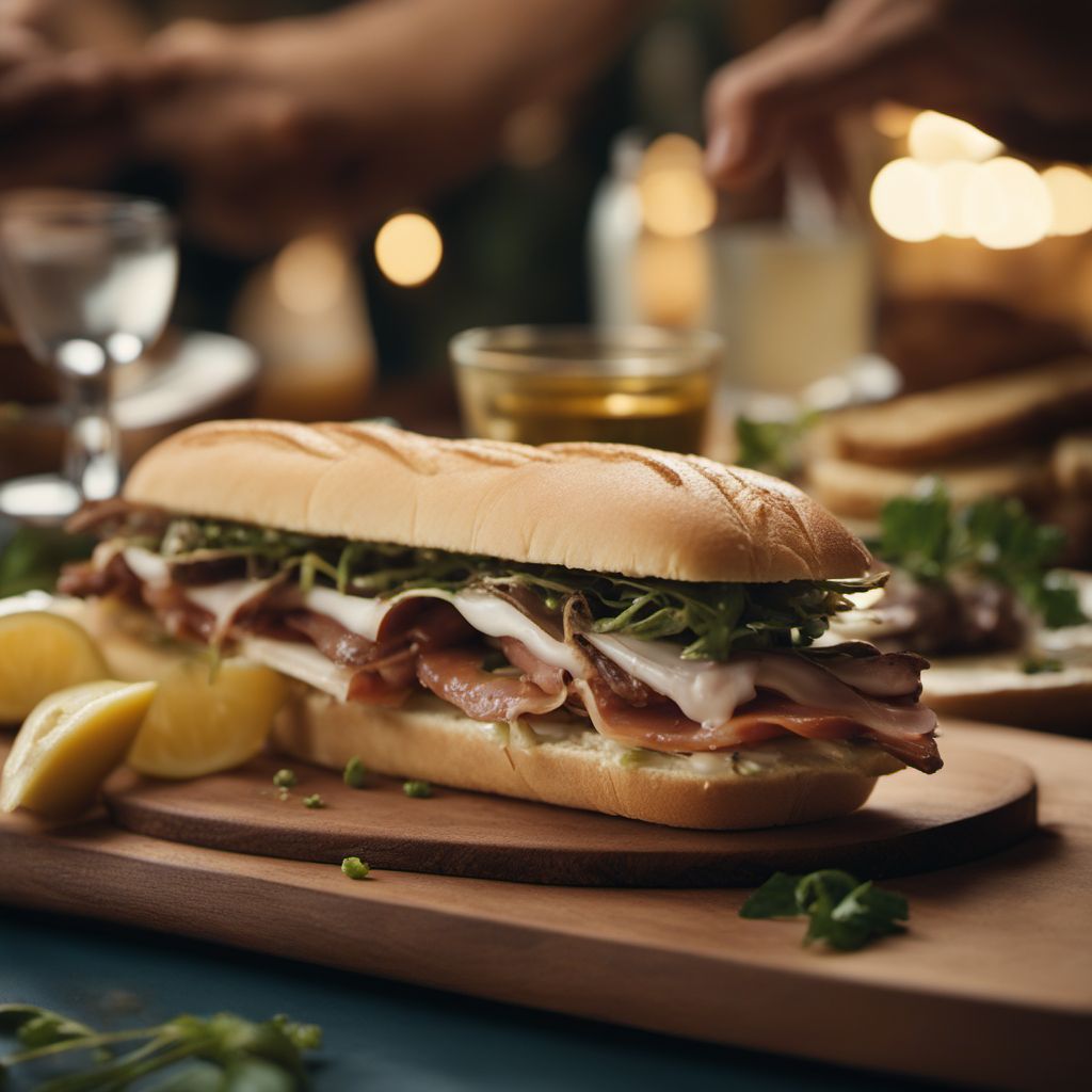 Bocadillo de anchoas