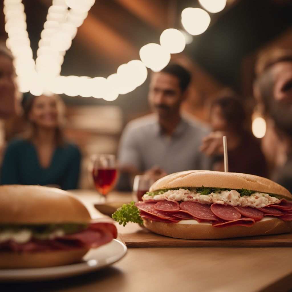 Bocadillo de salami