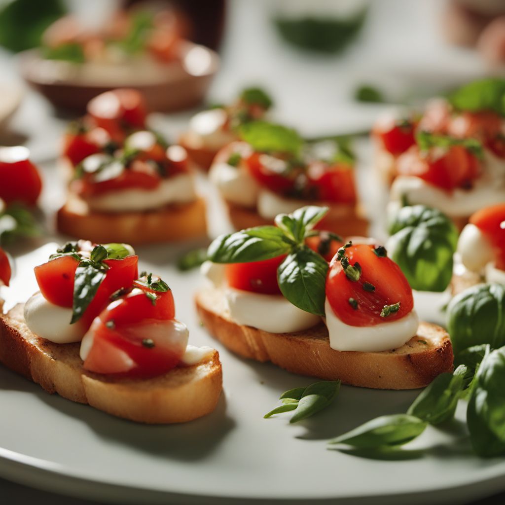 Bruschetta alla caprese