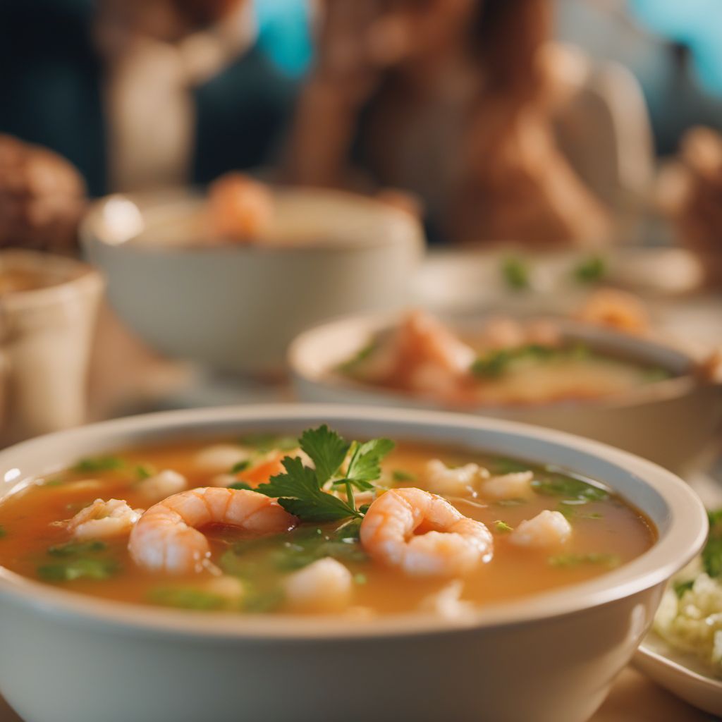 Caldo de camarón