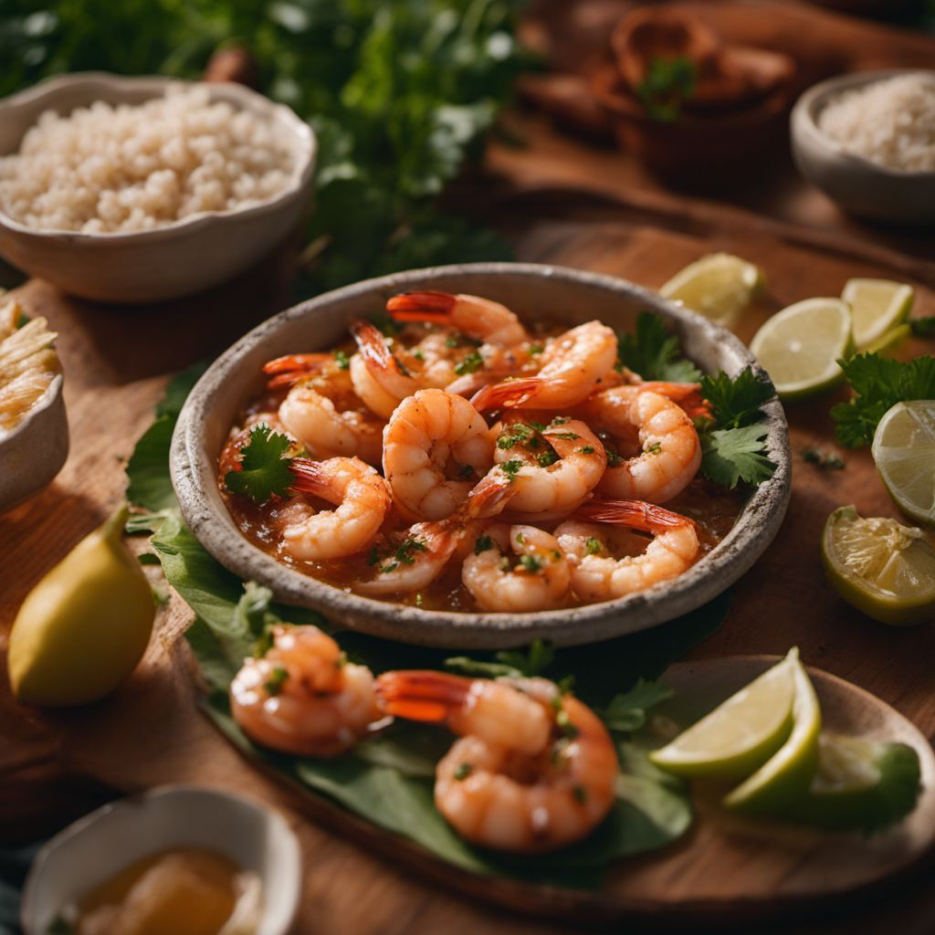 Camarones el mojo de ajo