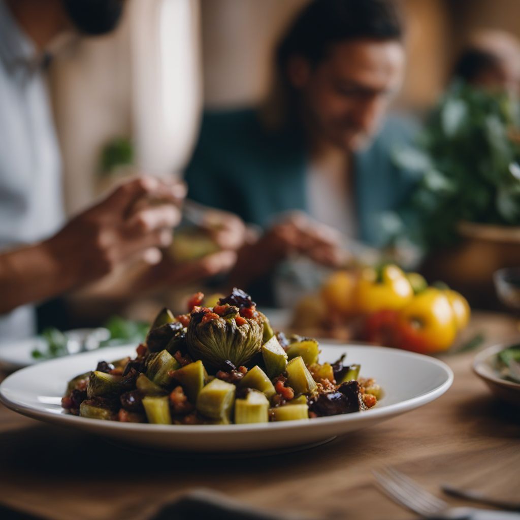 Caponata di carciofi