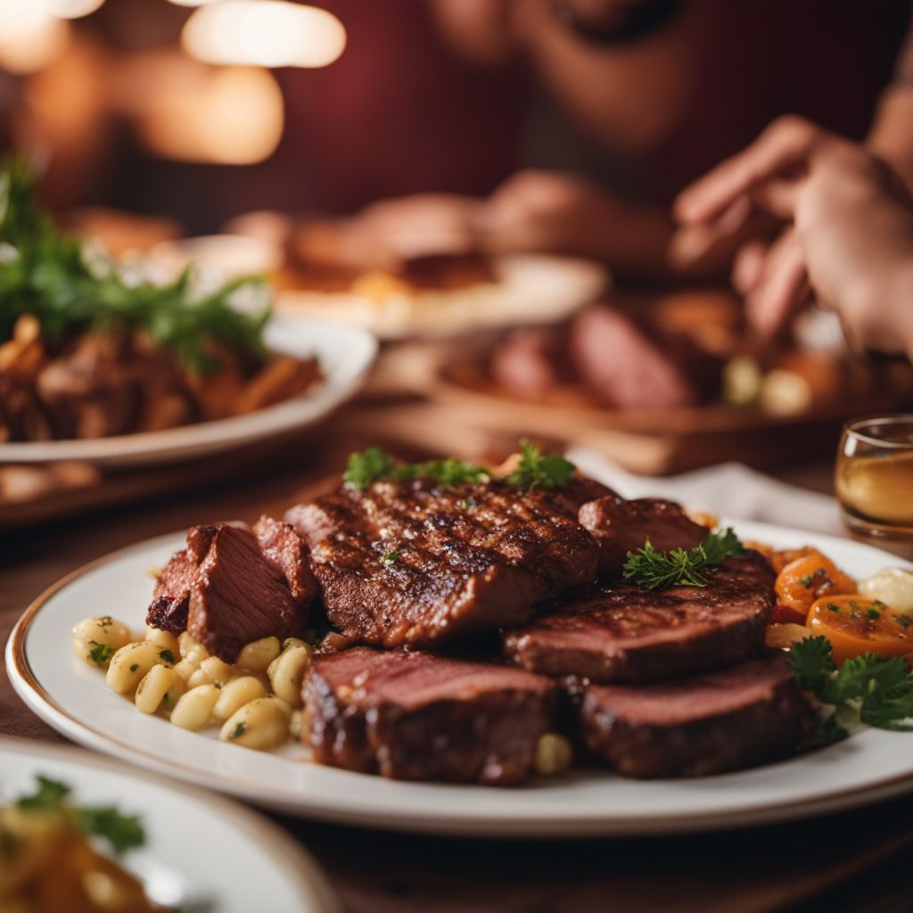 Carne al piatto