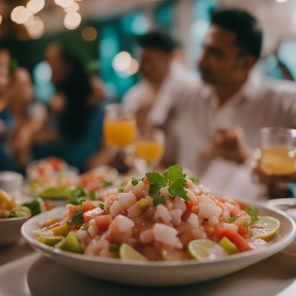 Ceviche de lenguado