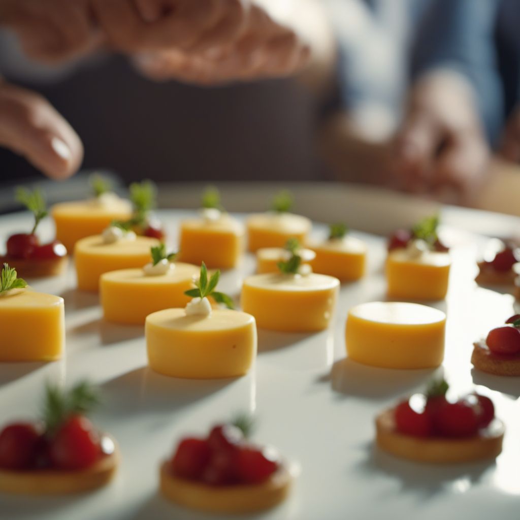 Cheese canapés