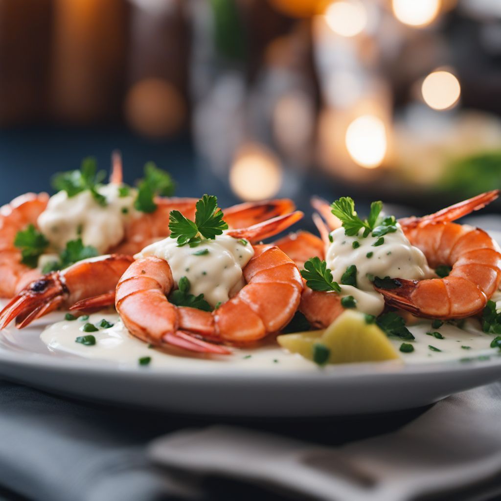 Dublin Bay Prawns with Mayonnaise
