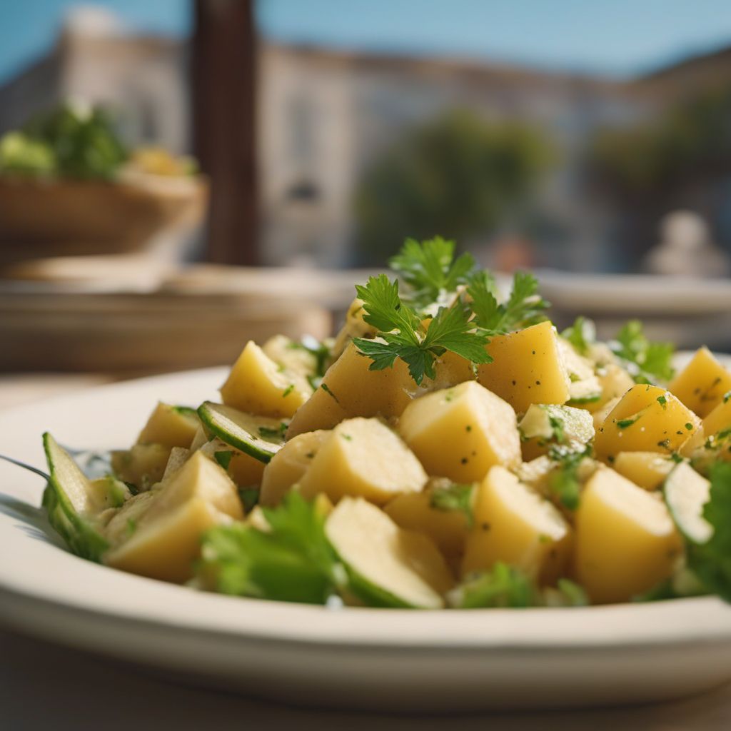 Ensalada de patatas con atún