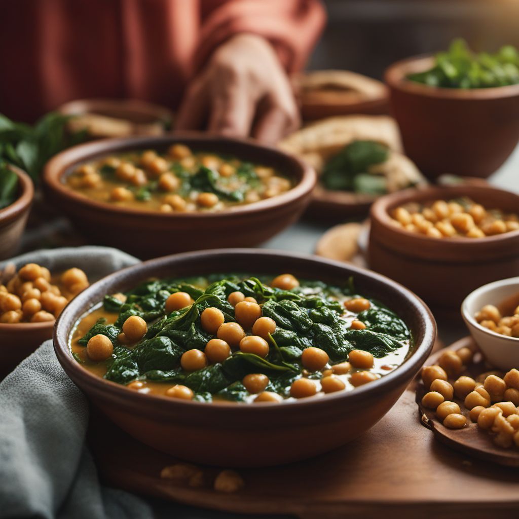Espinacas con garbanzos