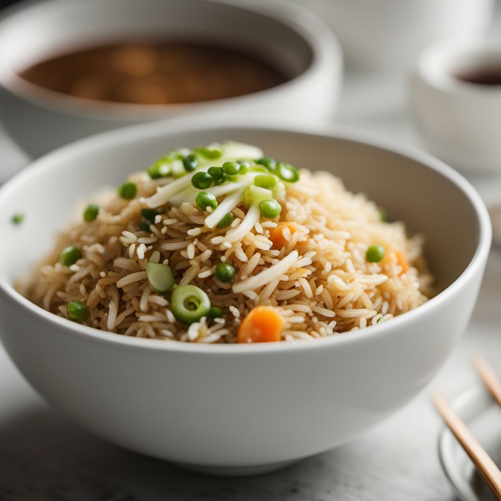 Fried Rice with Bean Sprouts