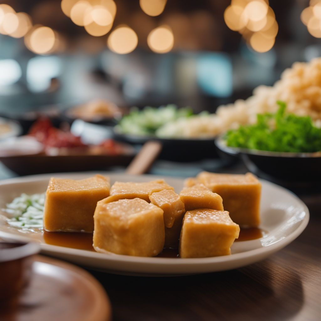 Fried Stuffed Bean Curd Paste