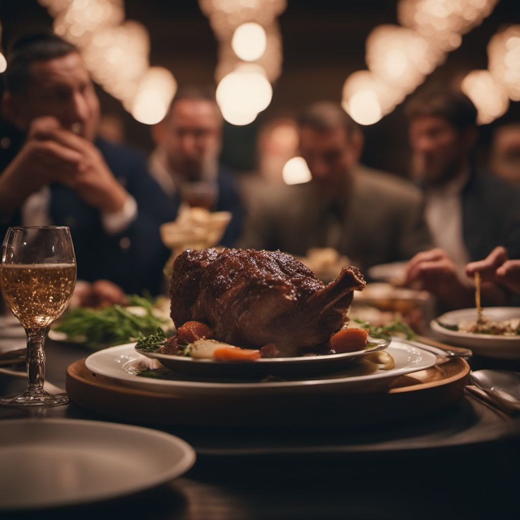 Gigot d'agneau pleureur