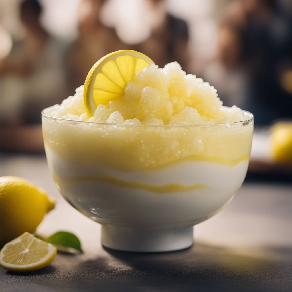 Granita al limone