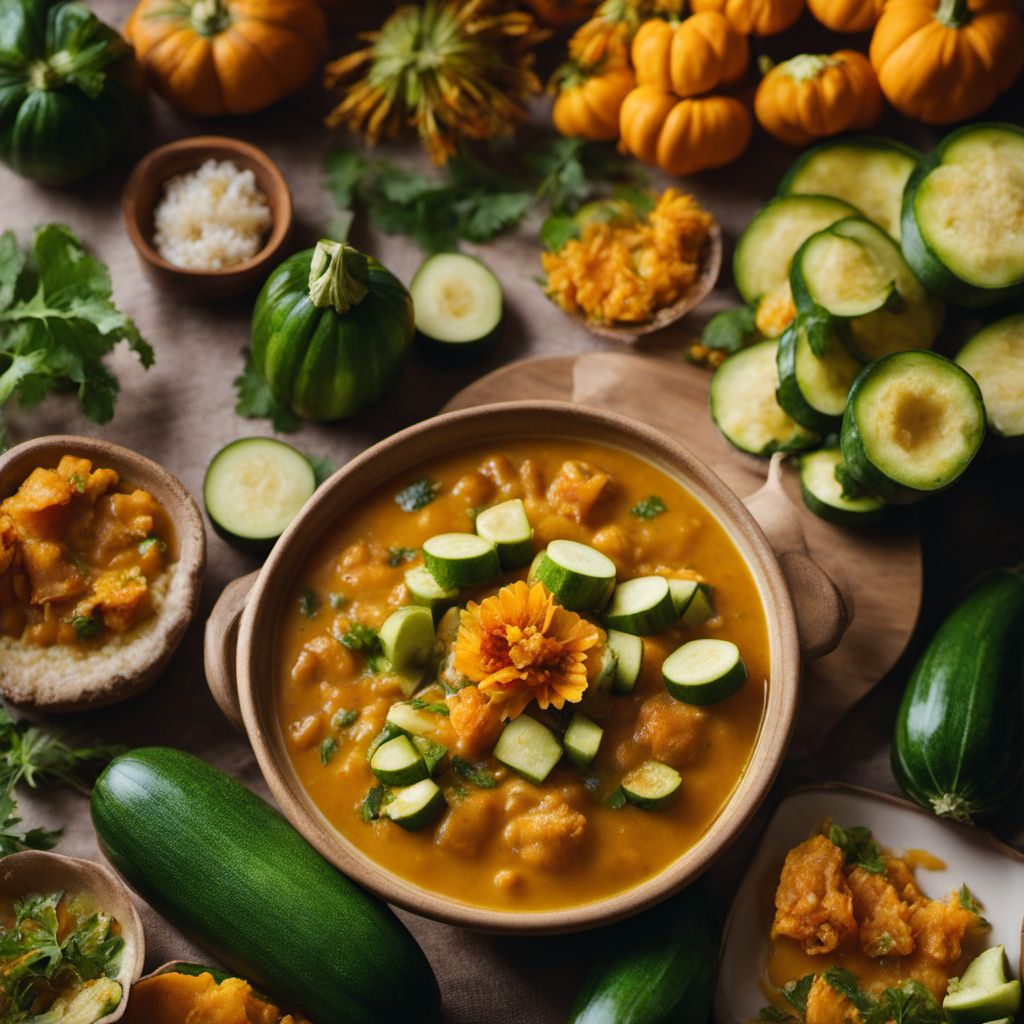 Guiso de flor de calabaza