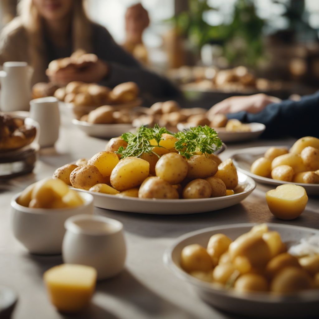 Hörnli und Kartoffeln