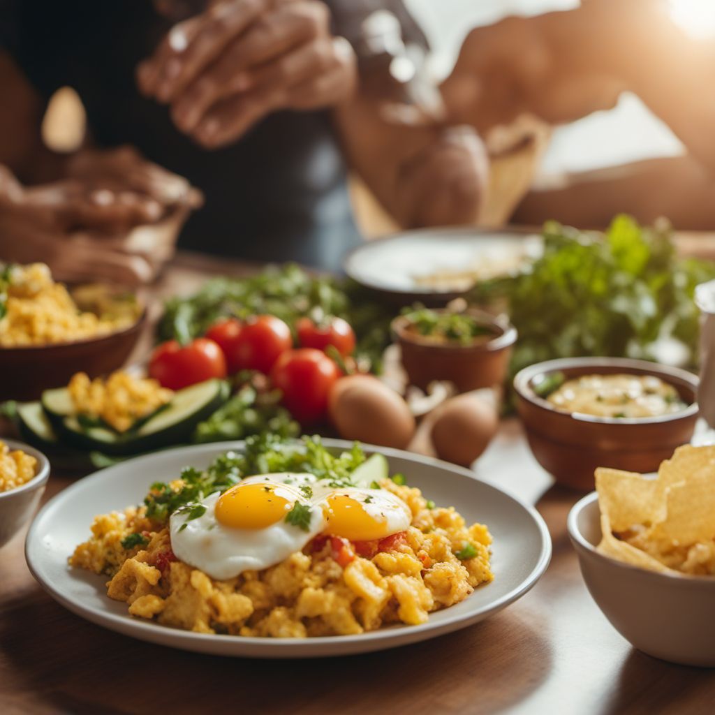 Huevos migas