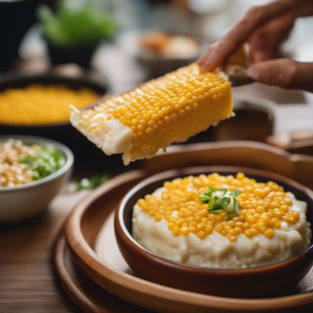 Korean Corn Cheese
