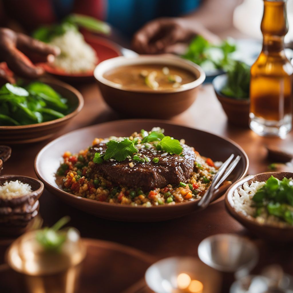 Mauritanian Pepper Steak with Coconut