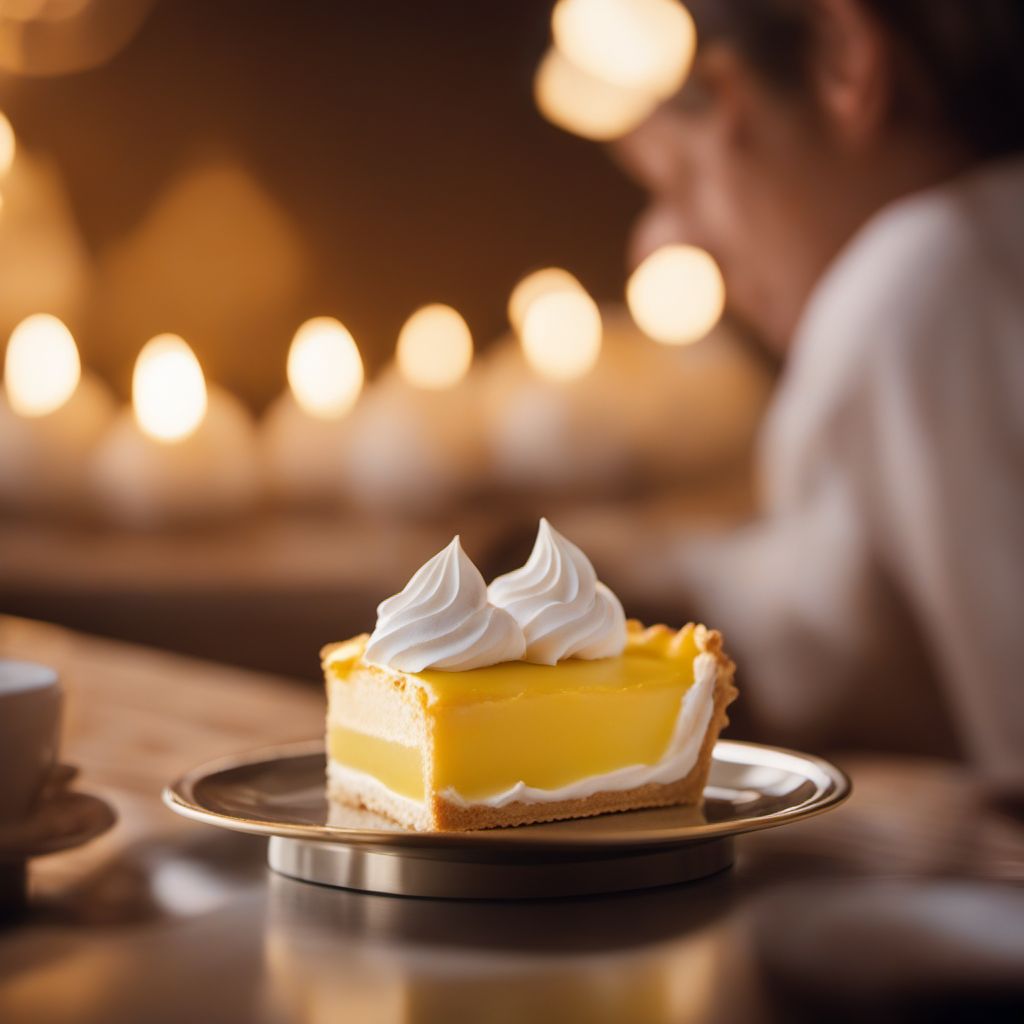Meringue tart