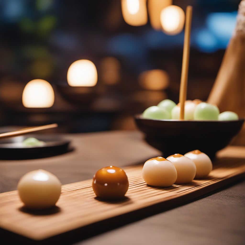 Mitarashi dango