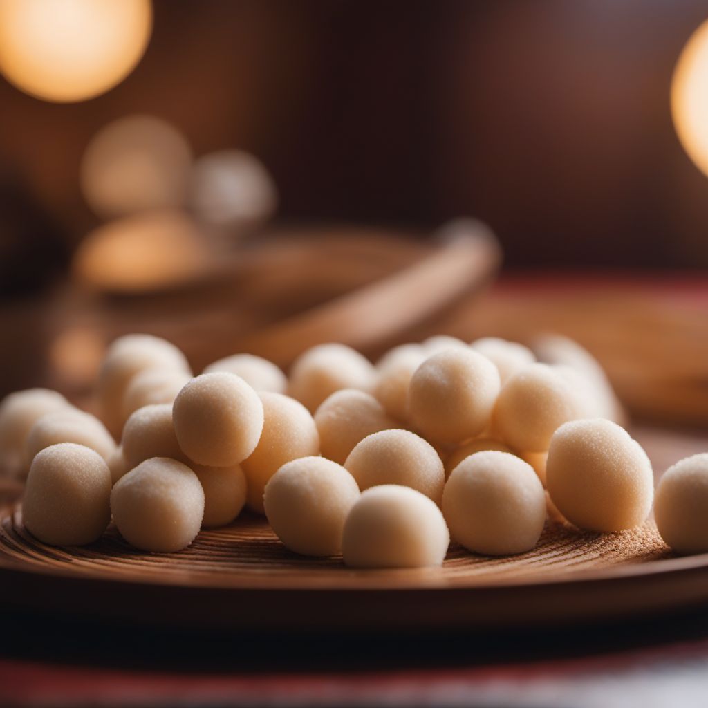 Peanut Powdered Mochi