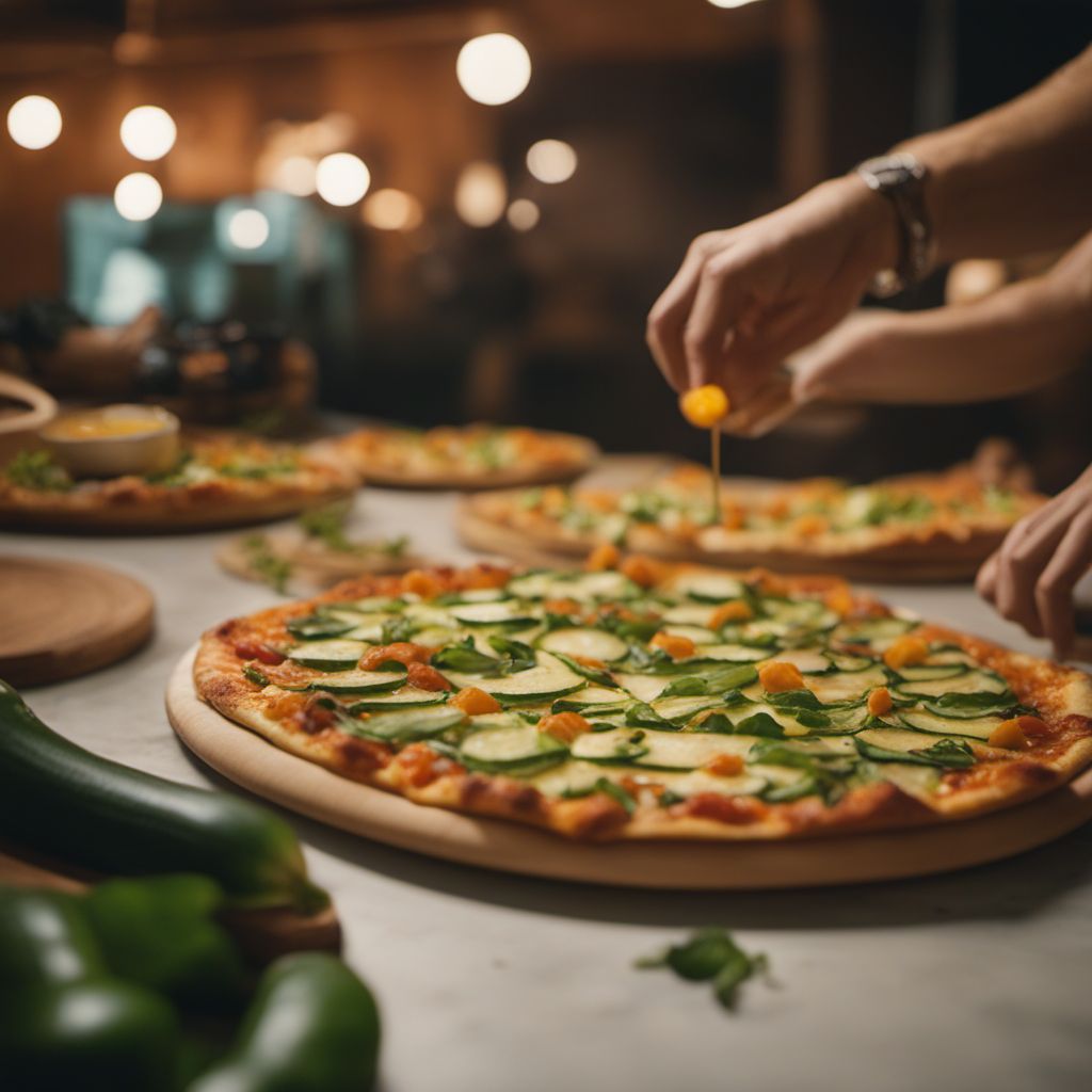 Pizza fiori di zucca