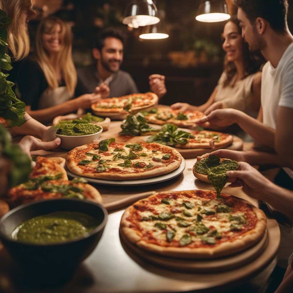 Pizza pesto Genovese