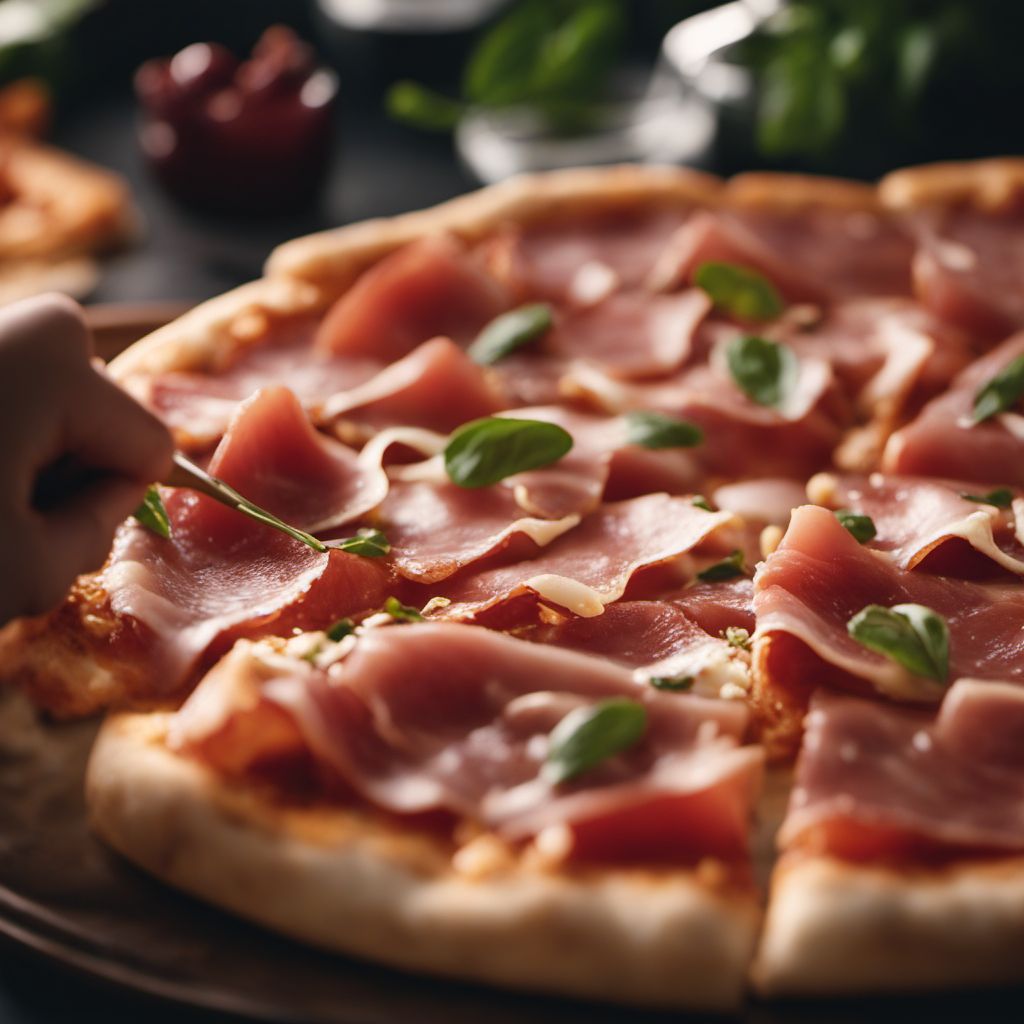 Pizza prosciutto