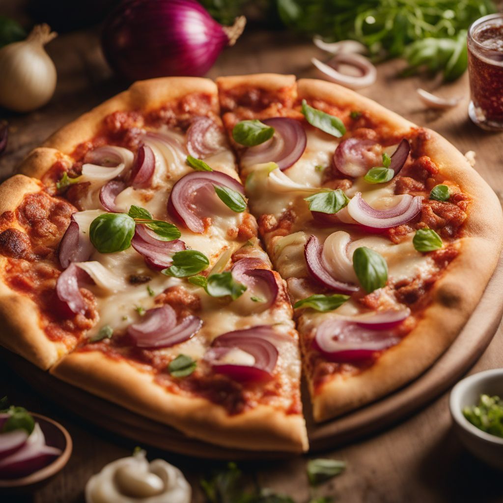 Pizza tonno e cipolla