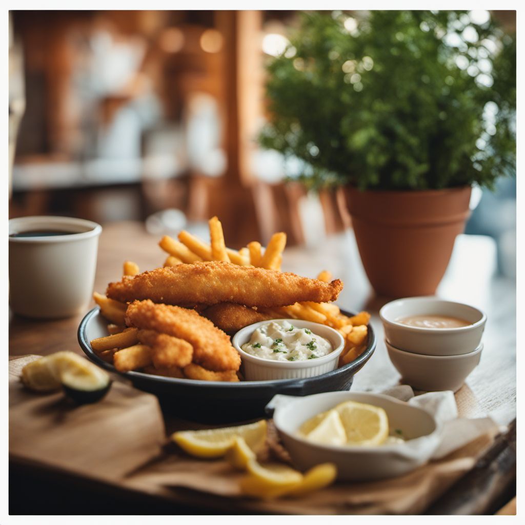 Pollock Fish and Chips