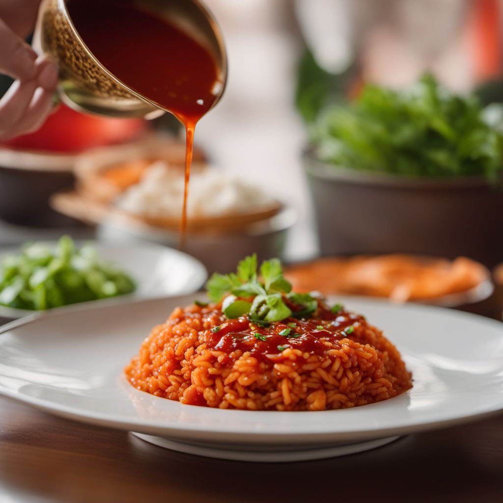 Sizzling Rice in Tomato Sauce