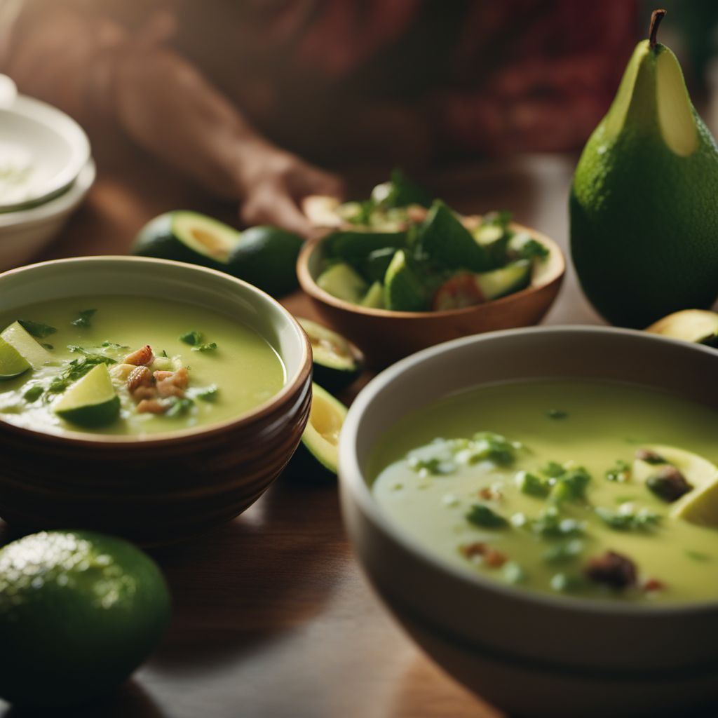 Sopa de aguacate