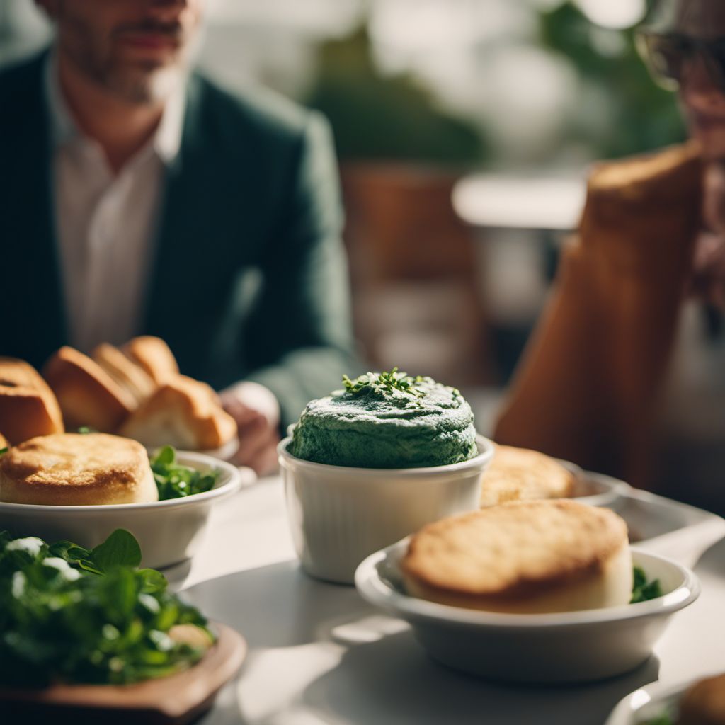 Soufflé aux épinards