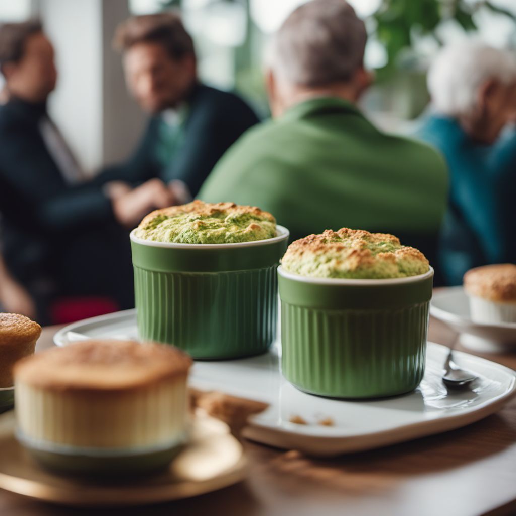 Soufflé aux épinards