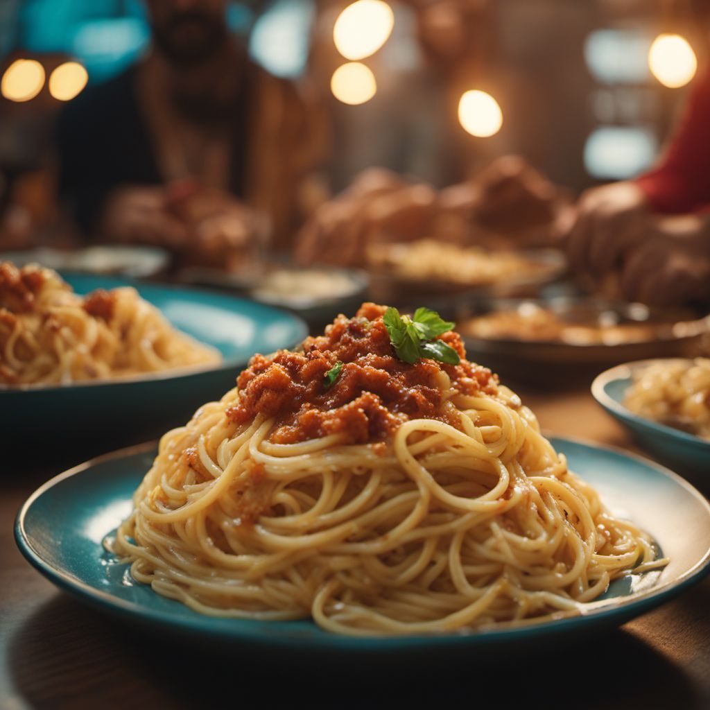 Spagetti biz-zalza tal-qarnit