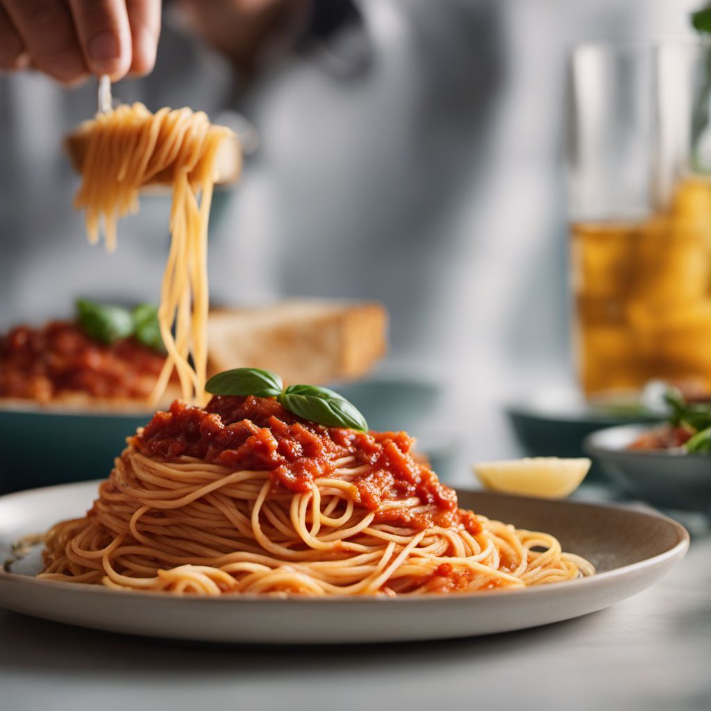 Spaghetti on Toast