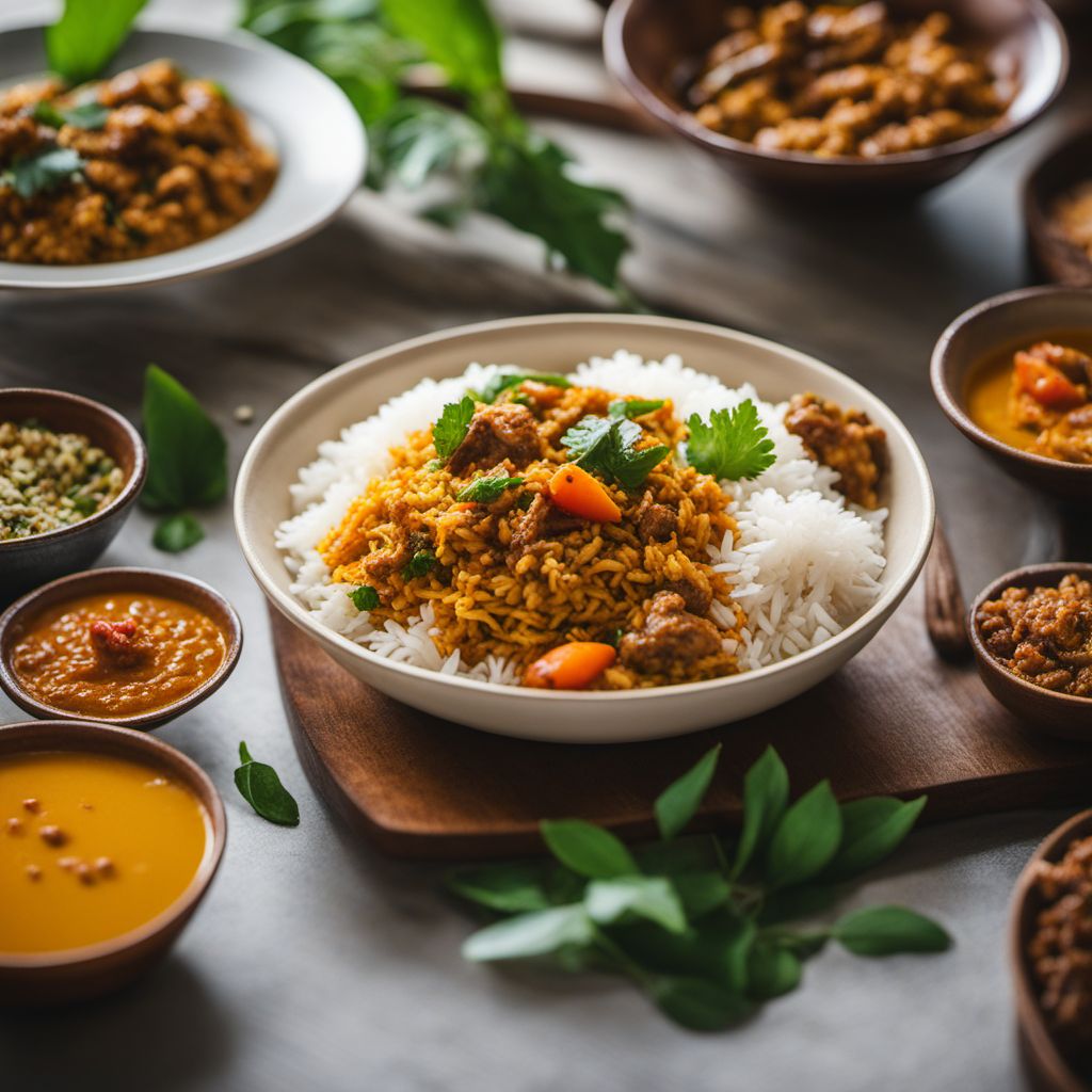 Sri Lankan Rice and Curry