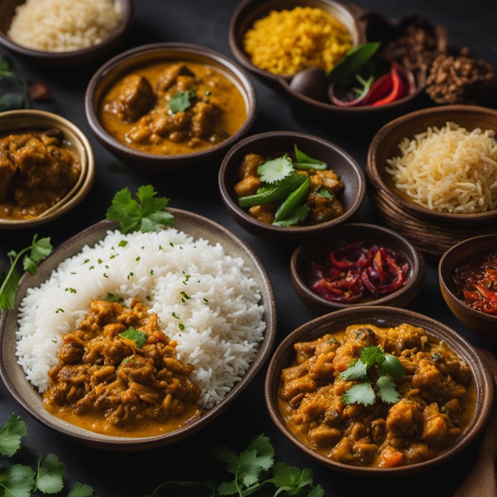 Sri Lankan Rice and Curry