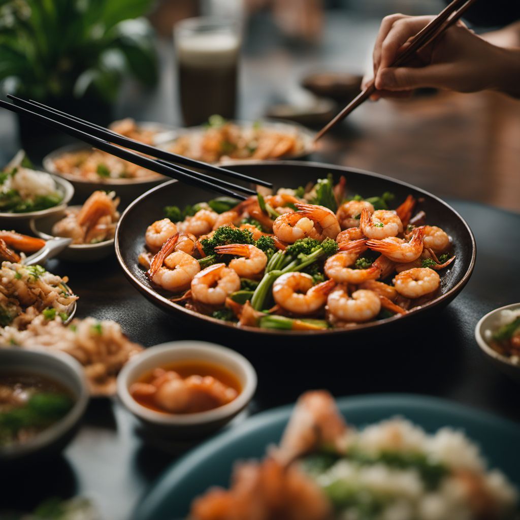 Stir-Fry Shrimps