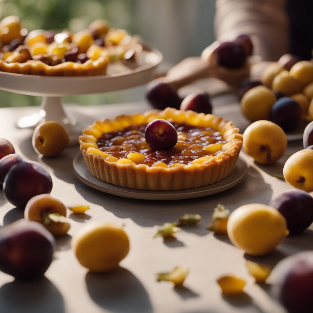 Tarte aux mirabelles