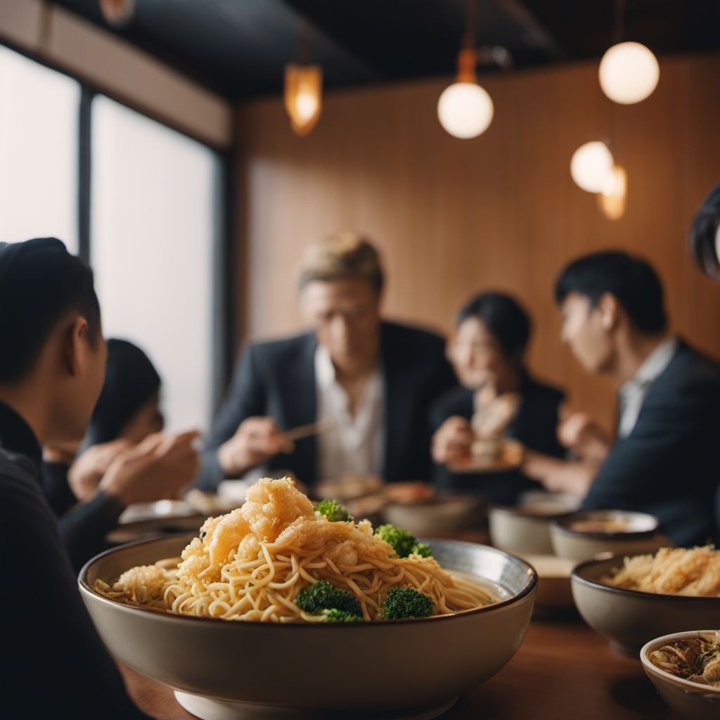 Tempura soba