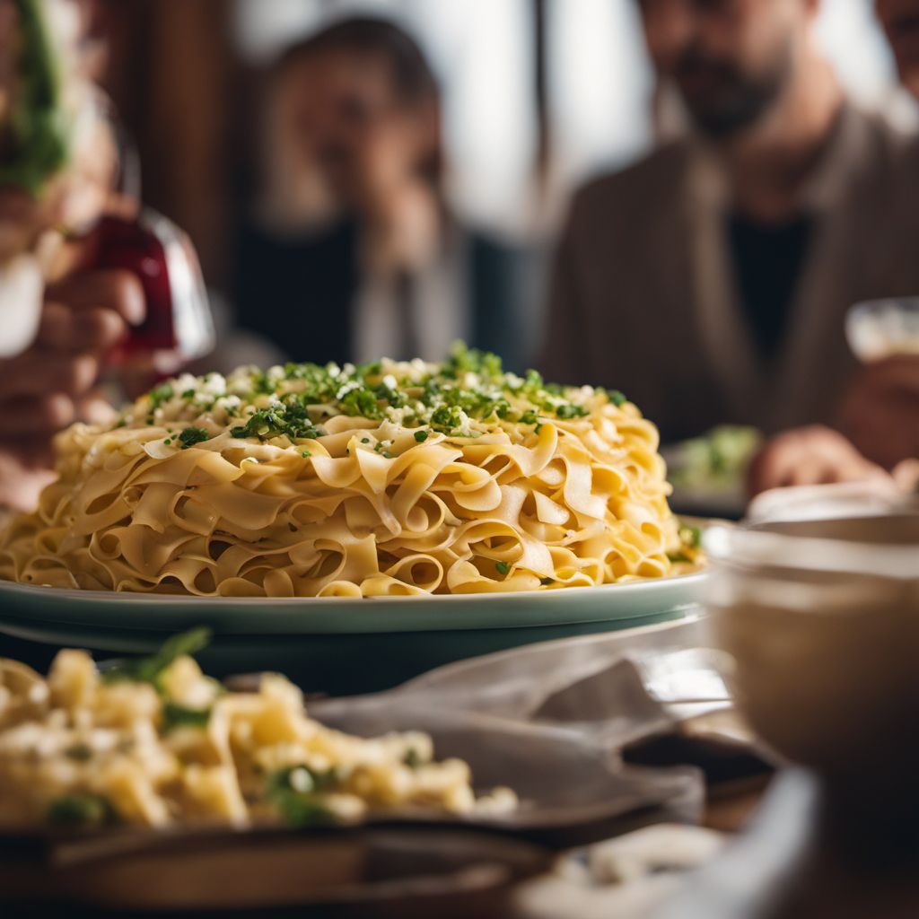 Torta di tagliatelle