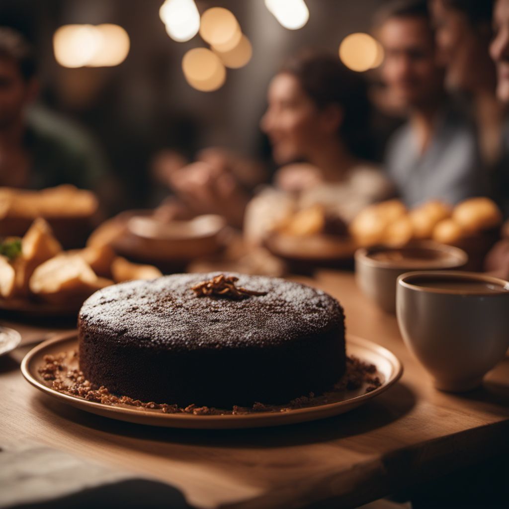 Torta negra Galesa