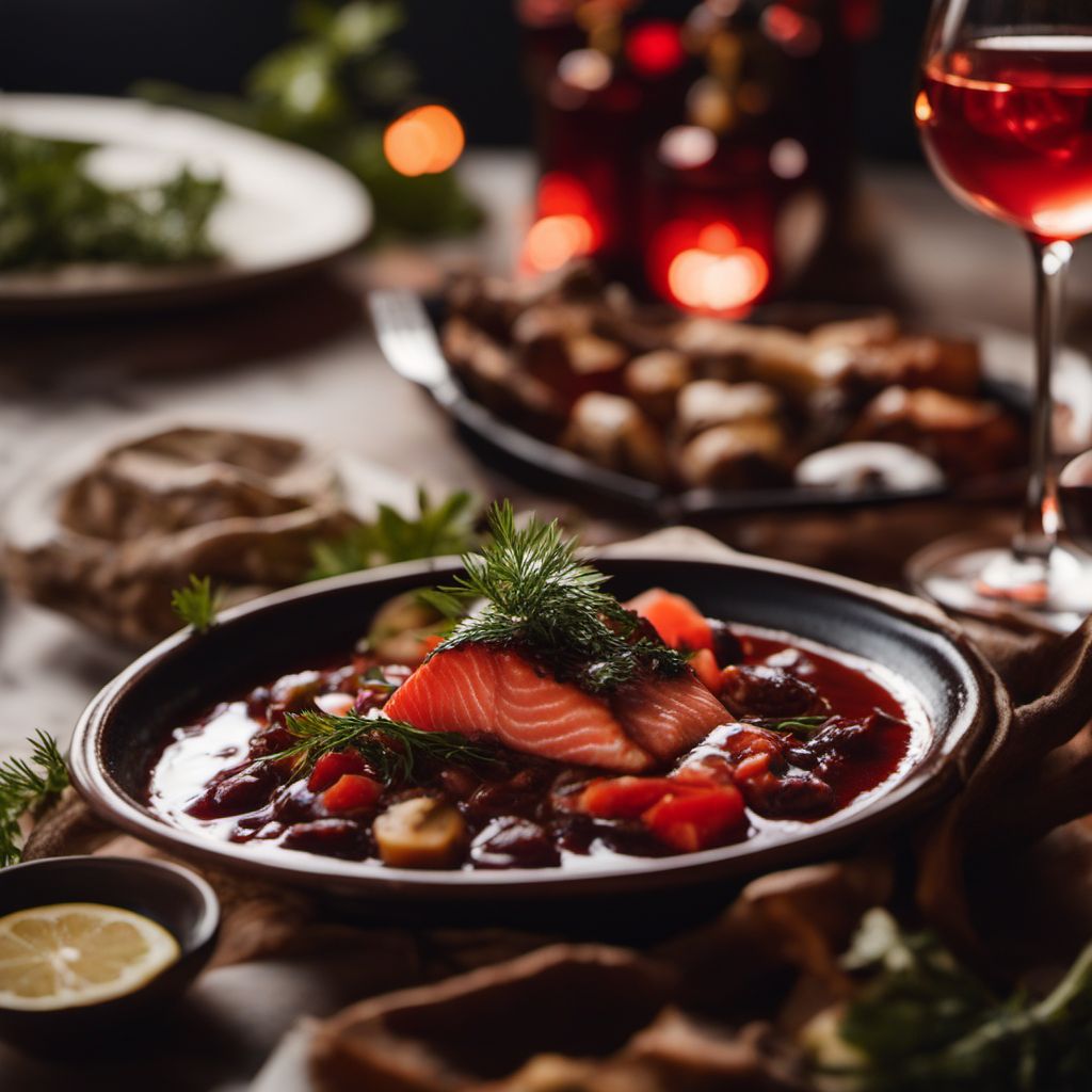 Trotelle al vino rosso