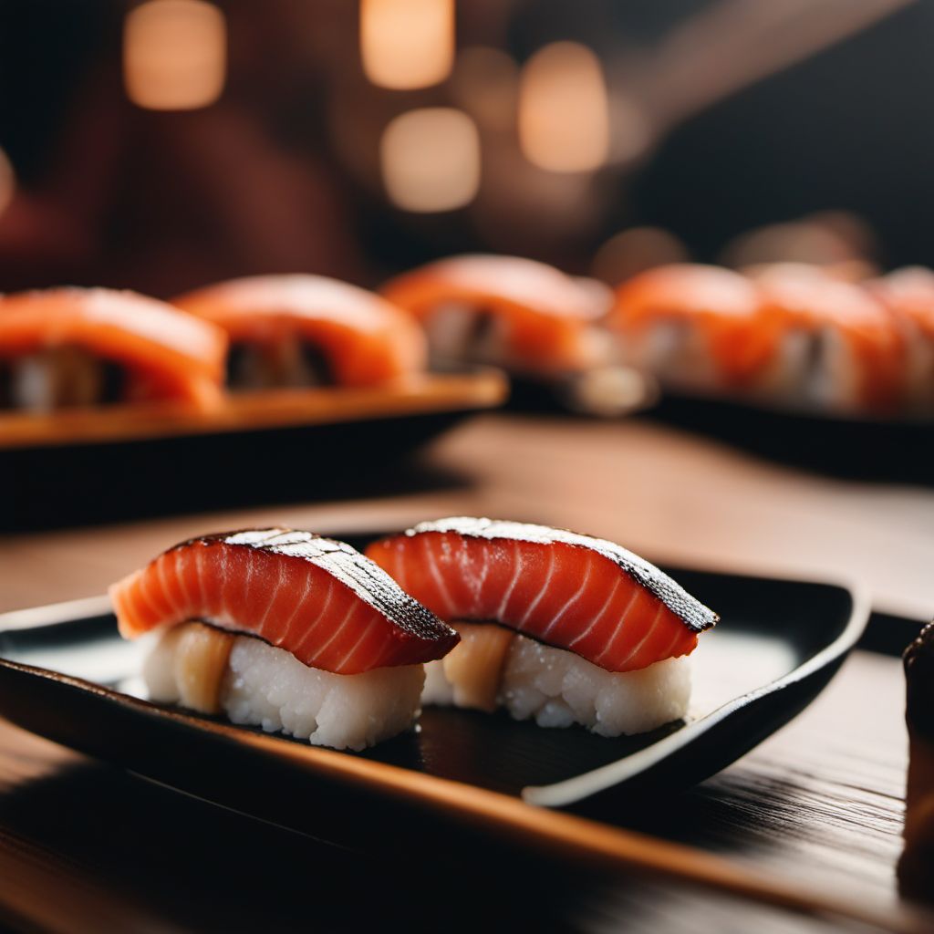 Unagi nigiri sushi
