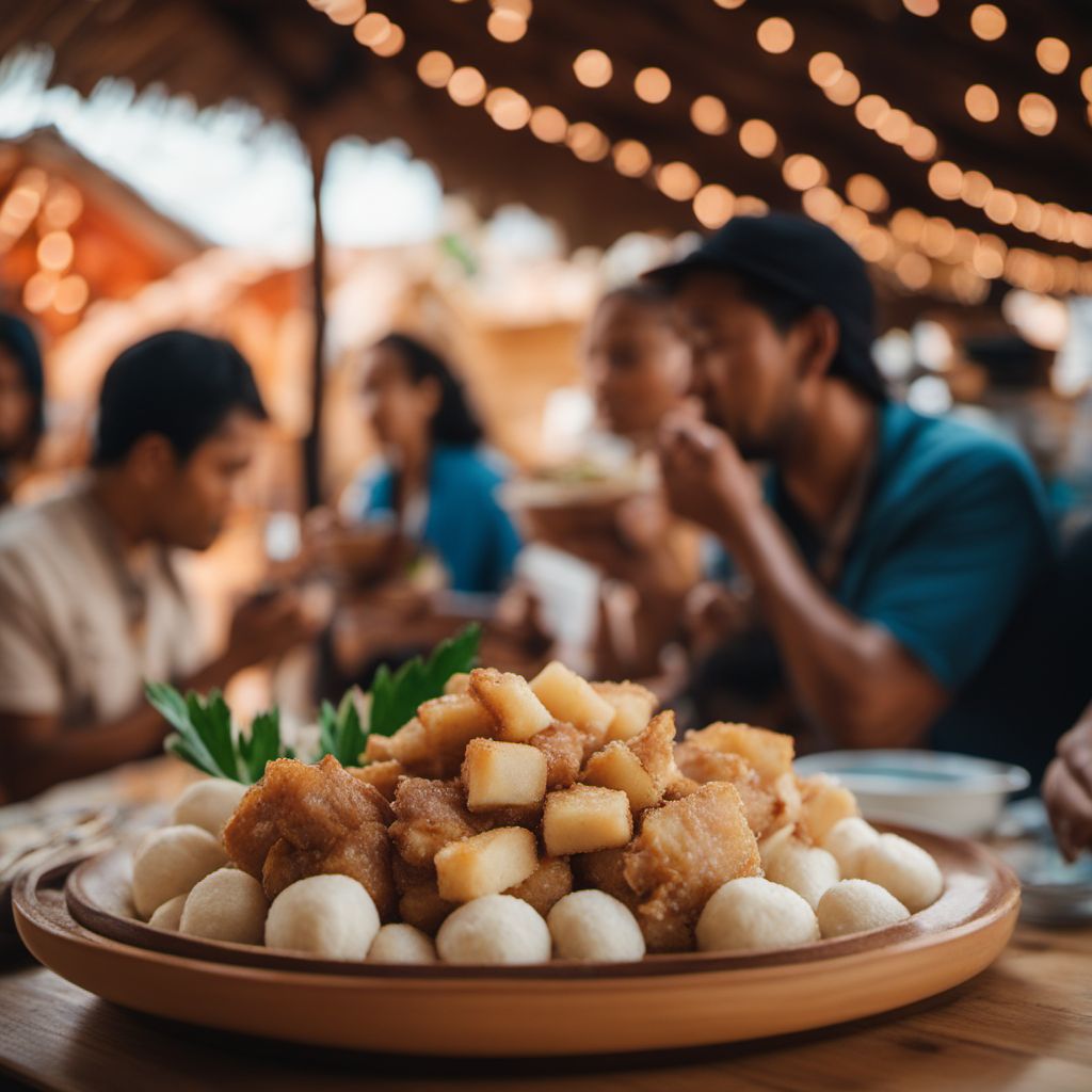 Yuca con chicharrón